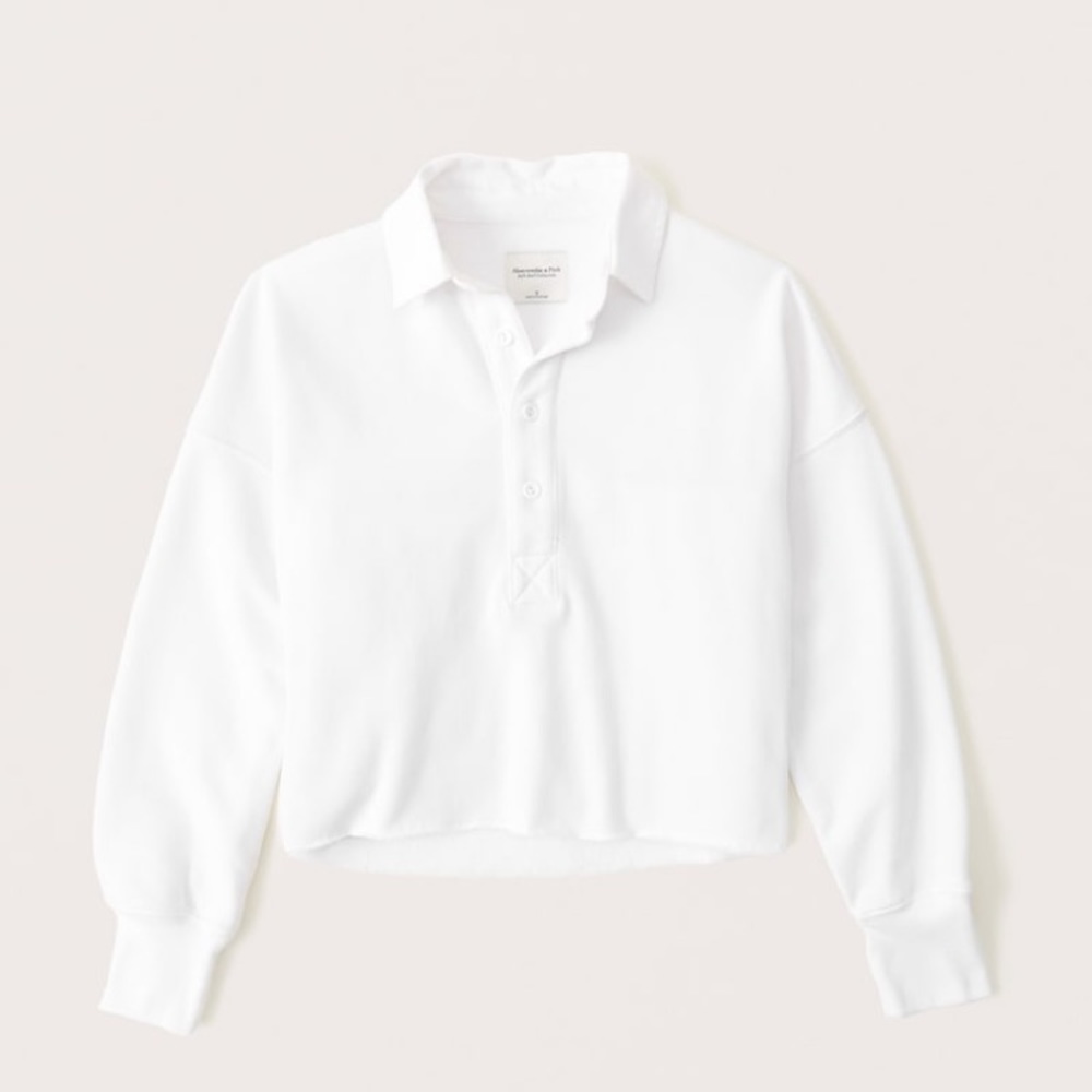 Abercrombie and Fitch Rugby Fleece Polo